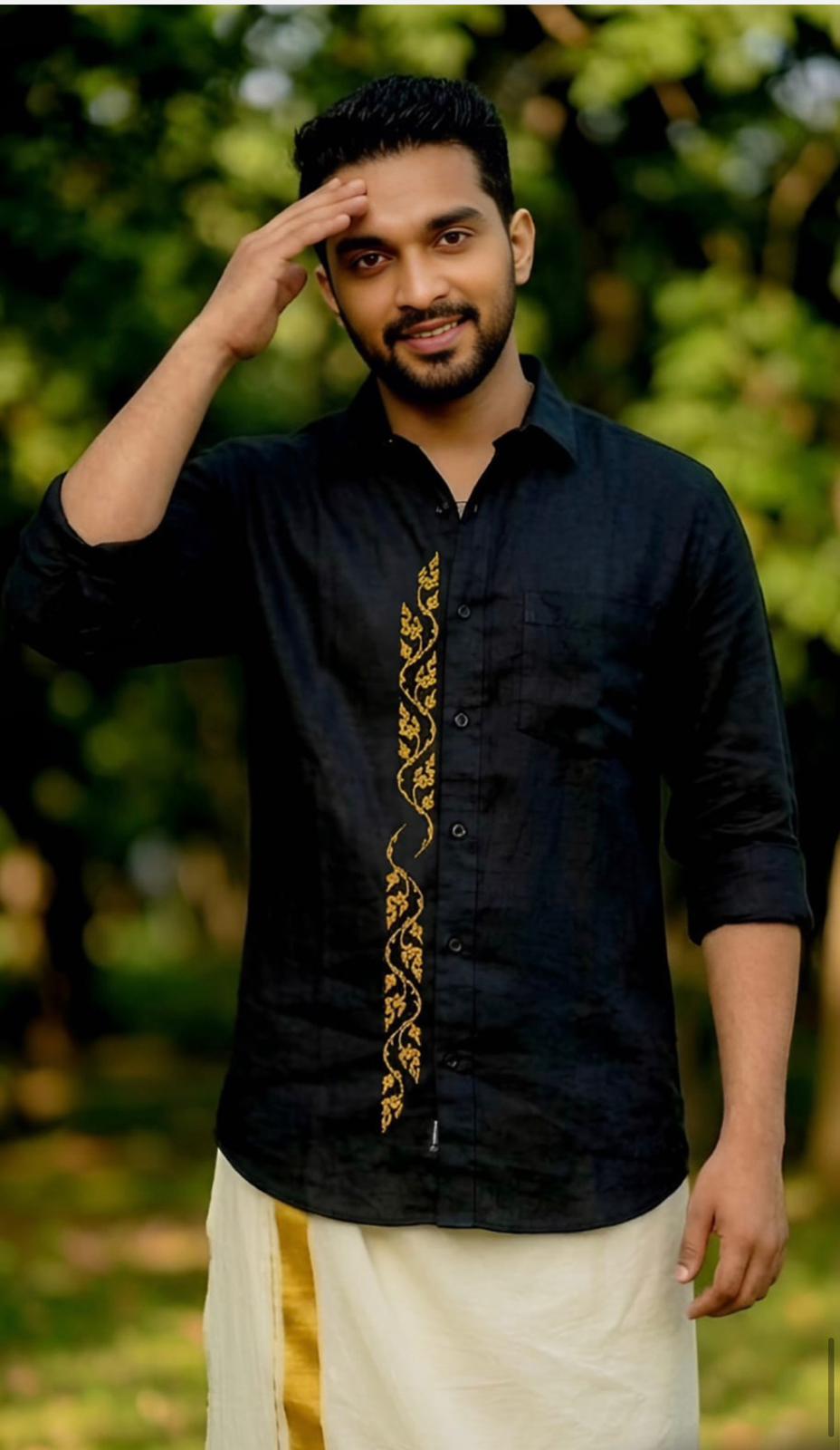 Advaith Men’s Ethnic Shirt
